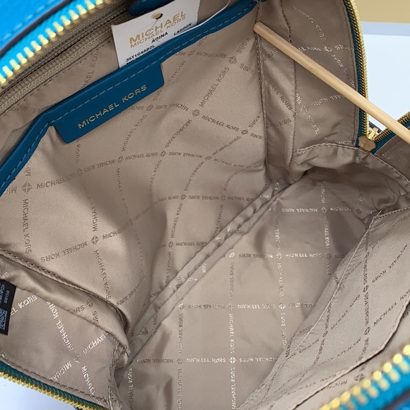 MICHAEL KORS ADINA MEDIUM BACKPACK LAGGON COLOR - Picture 12 of 16